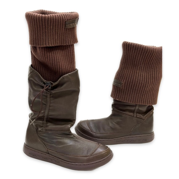 Rare‼️ EUC Fornarina Made in Italy Leather Sock Boots - Picture 5 of 10